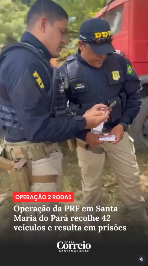 Operação da PRF recolhe 42 veículos e resulta em prisões