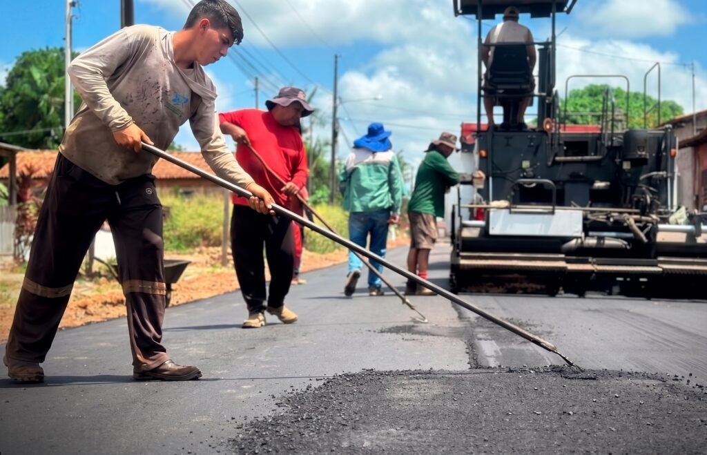 Estado intensifica fiscalização em obras de asfalto em Santa Maria do Pará