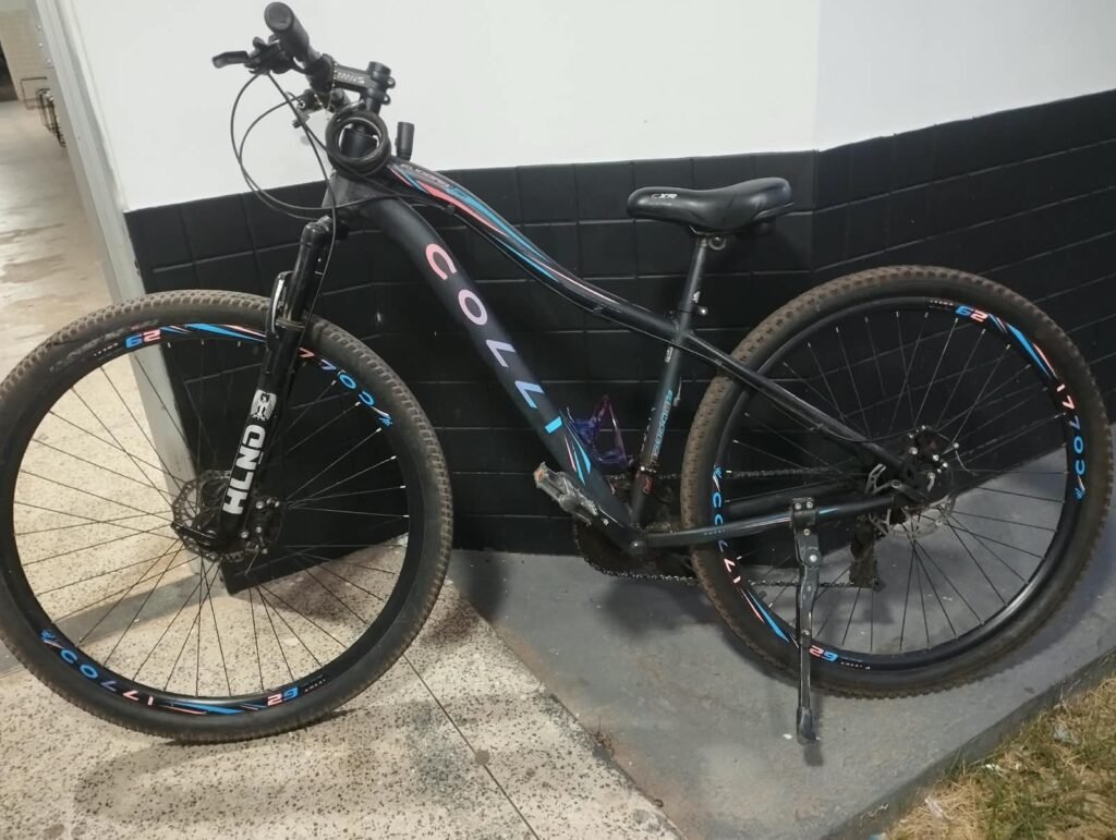 Bicicleta furtada pelo suspeito