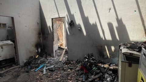 Incêndio consome bar e residência no bairro Barrolândia em Santa Maria do Pará